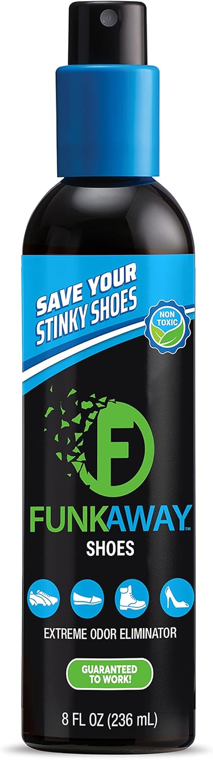 FunkAway Traveler Spray Team Pack, 3.4 oz (Pack of 12) | Extreme Odor Eliminator | Non-Aerosol | Use on Shoes, Clothes and Gear | Travel Size Ideal for Gym Bag, Purse, or Locker : Health & Household