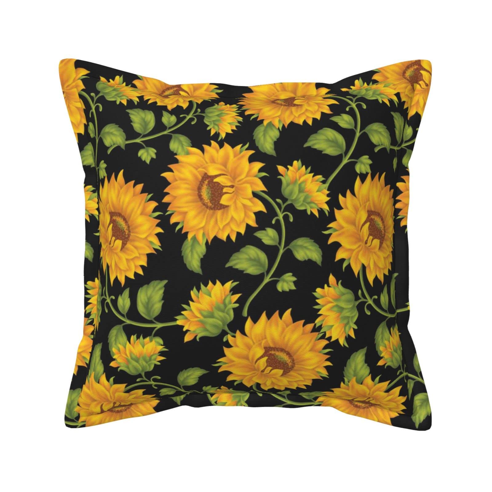 Housses de coussin carrées pour une touche de nature printanière dans votre chambre