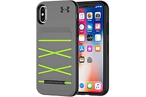 Under Armour Protect Arsenal Case for iPhone Xs & iPhone X - Graphite/Quirky Lime/Black