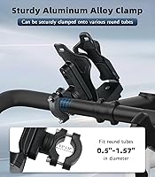 Vista 5 de MoKo Soporte para botella de agua para bicicleta, jaula ajustable para botella de agua de 1.9-3.6 pulgadas de diámetro, para manillar y marco