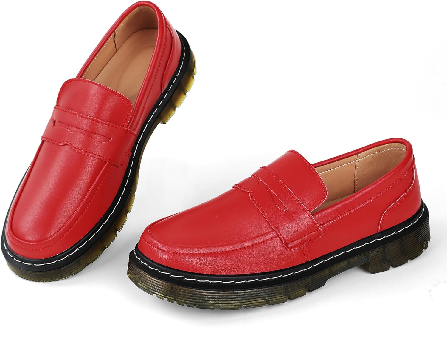 CLAKBLRG Women's Loafers Classic Penny Loafers for Women Fashion Driving Moccasins Women