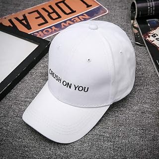 Berretto da Baseball Nuovo Crush On You Bigbang Justin Bieber Ricamo Lettera Hip Hop Uomo Donna Cappello Berretto da Baseball Cappello Harajuku Marca Cooo Coll