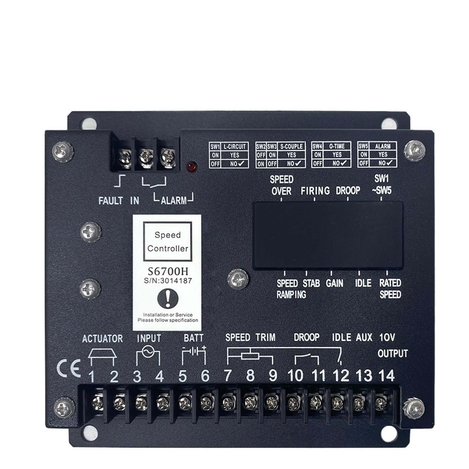 Módulo control actuador S6700H con regulación de alta precisión de 24V 4