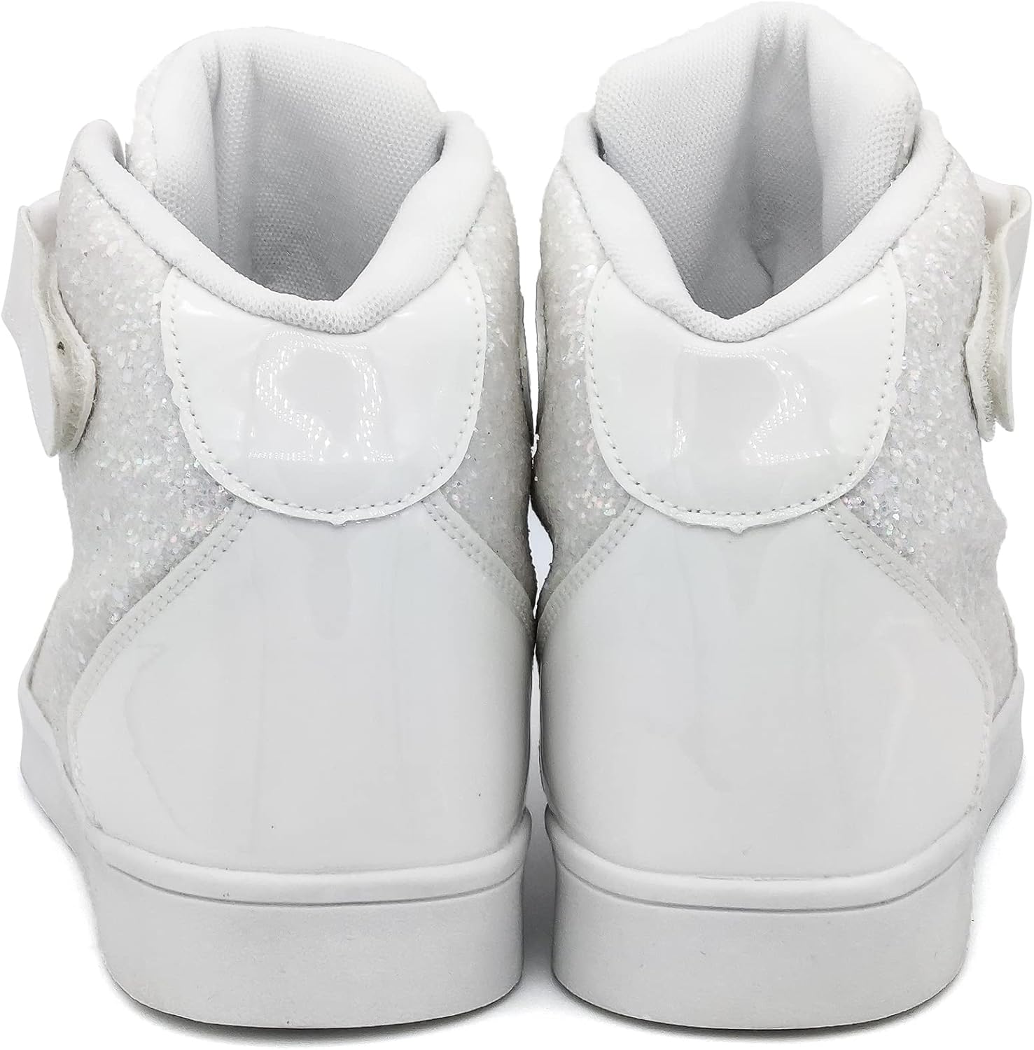 Wooowyet Glitter Shoes Kids High Top Sneakers for Boys Girls Gift Party Birthday Christmas Halloween - Image 5