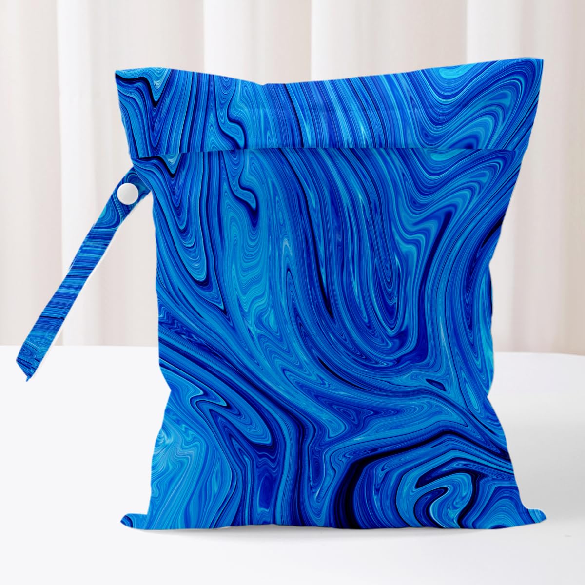 Wet Bag, Waterproof Reusable Wet Dry Bags for Pool, Travel Laundry Bags for Swimsuit Beach Diapers Dirty Gym Yoga Clothes Toiletries Organizer 02, Multi 02431, 10 x 12 inches — view 12