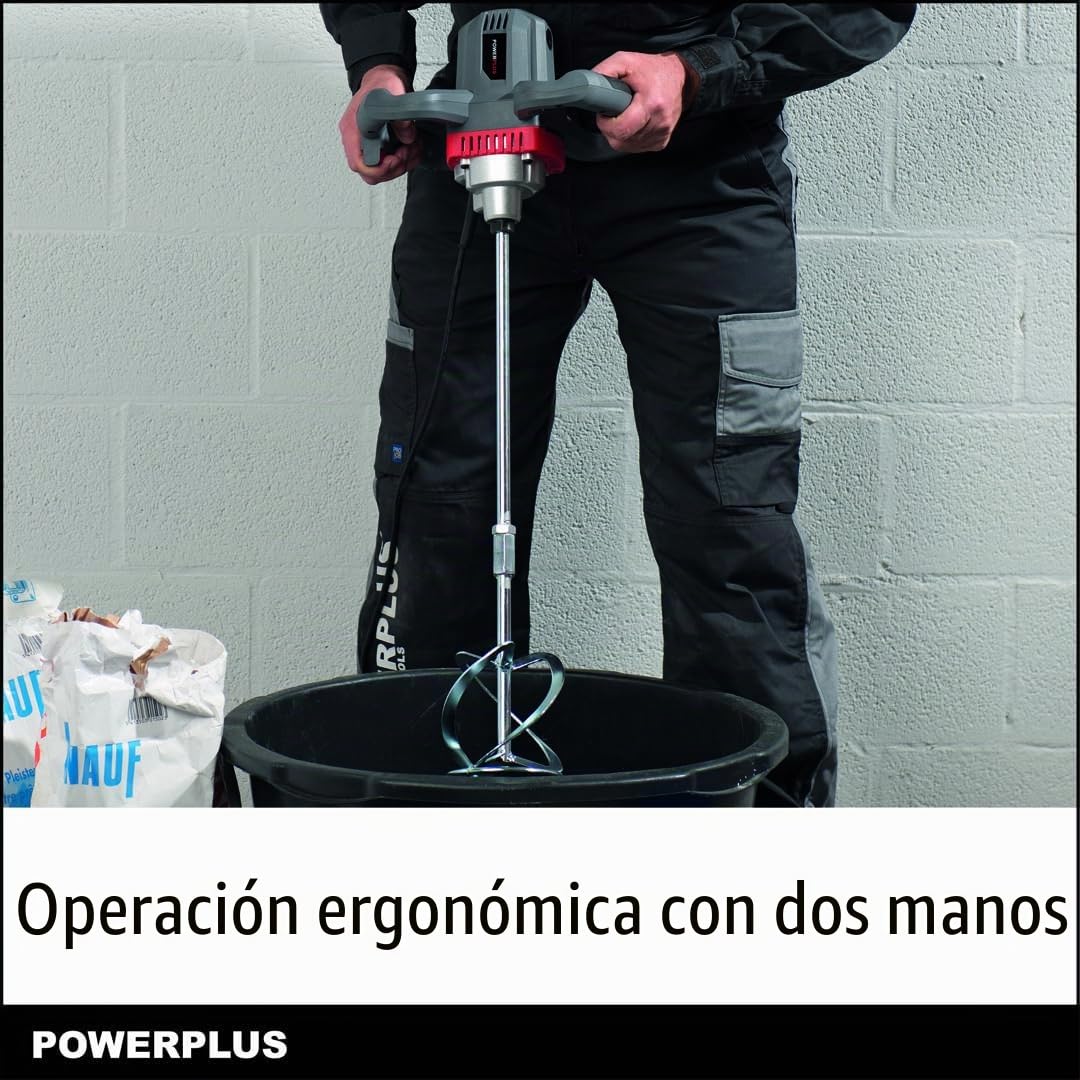 PowerPlus POWE80070 - Mezclador Eléctrico 1200W