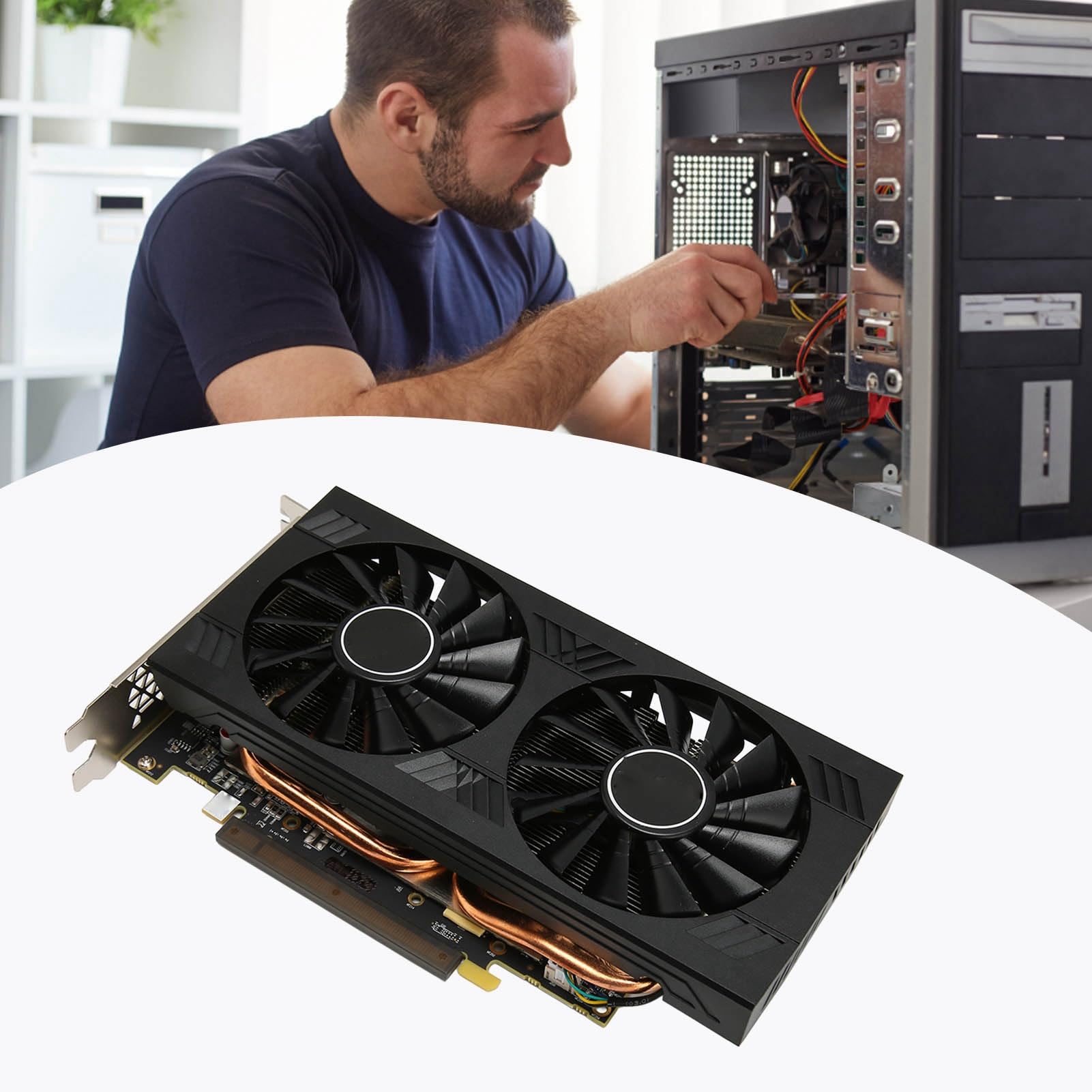 GPU RX580 8GB 4K Gaming Cartella Grafica - Dettaglio