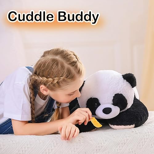 Miniatura 34 de Wepop Animales de peluche con peso de 5 libras, animal de peluche de gato grande de 24 pulgadas, almohadas de peluche, regalos para niños, adultos
