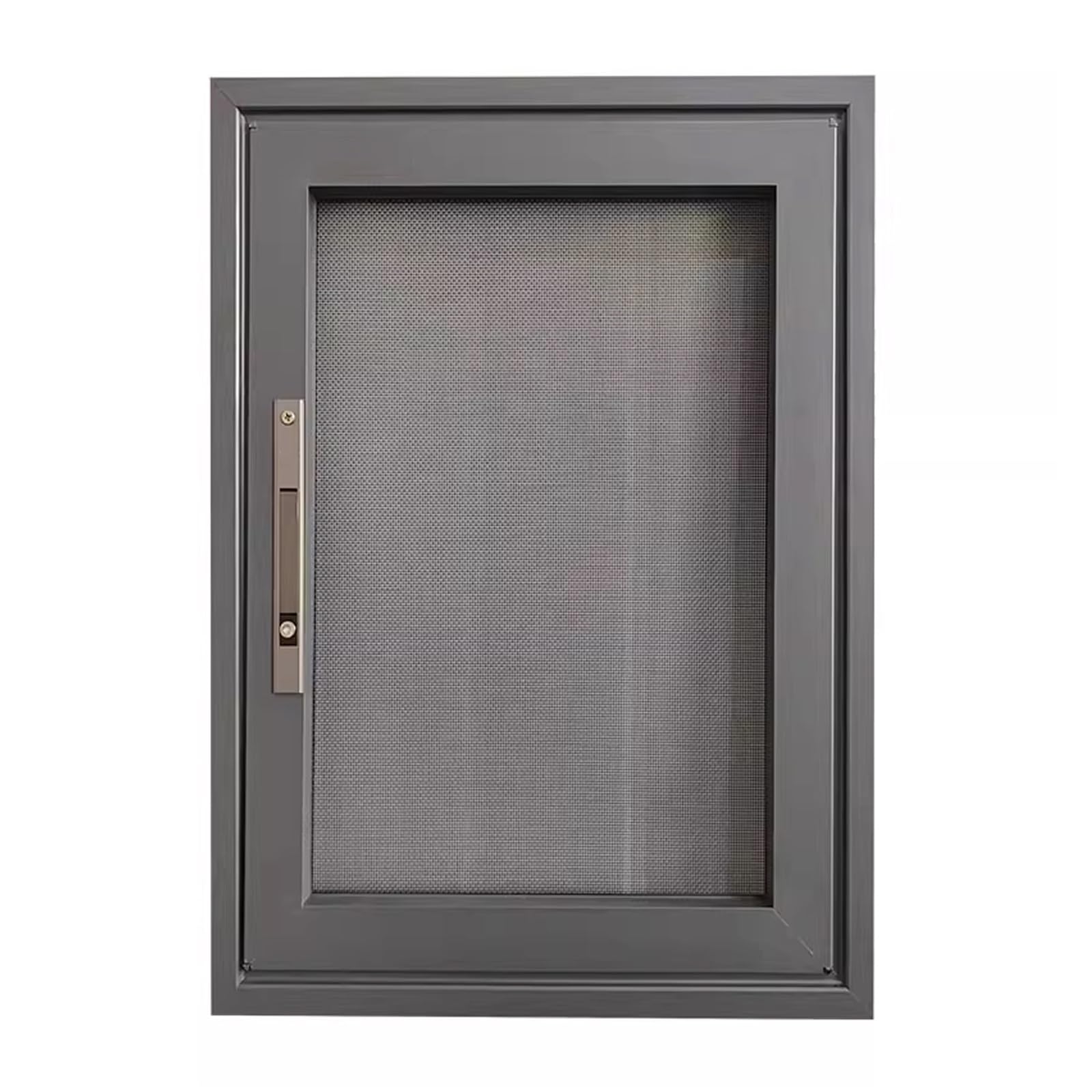 Moustiquaire de fenêtre sur mesure en alliage d'aluminium avec serrure