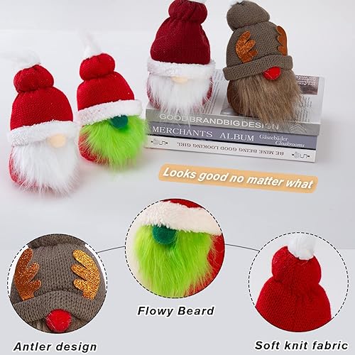 Miniatura 4 de 4 unids nueva decoración de Navidad sentarse Rudolph muñeca Navidad niños regalo hotel centro comercial ventana decoración decoración Navidad