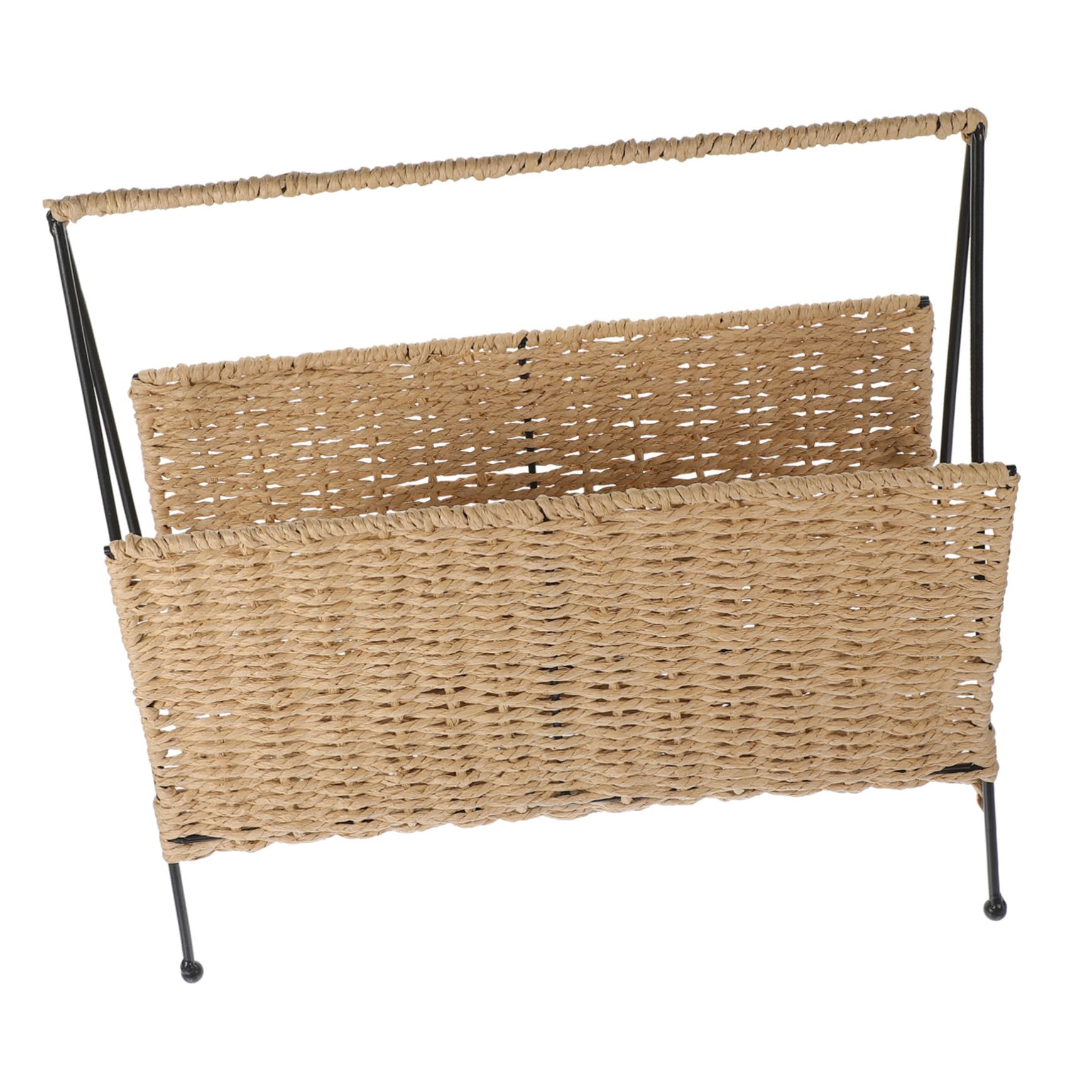 Cabilock Panier De Rangement Tressé Style Panier Décoratif Multifonctionnel Pour Snacks Organisateur De Maison