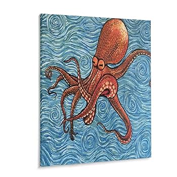 原画　タコ　S3　動物画　絵画　アクリル画　現代アート　細密画 原画 タコ S3 動物画 絵画 アクリル画 現代アート 細密画 タコ絵