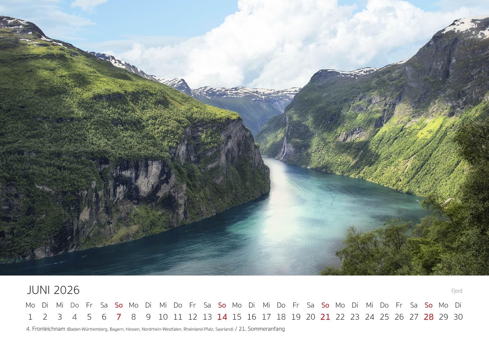 Edition Seidel Premium kalender Scandinavië 2026 formaat DIN A4 Edition Seidel Premium kalender Scandinavië 2026 formaat DIN A4
