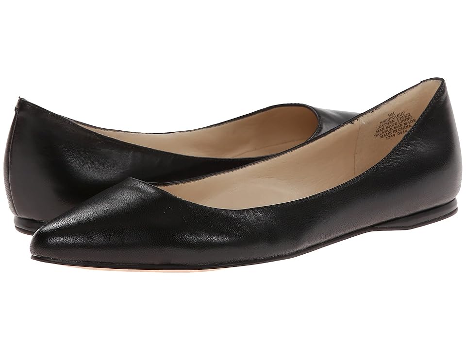 

Nine West SpeakUp Flat (Black Leather) Women's Dress Flat Shoes