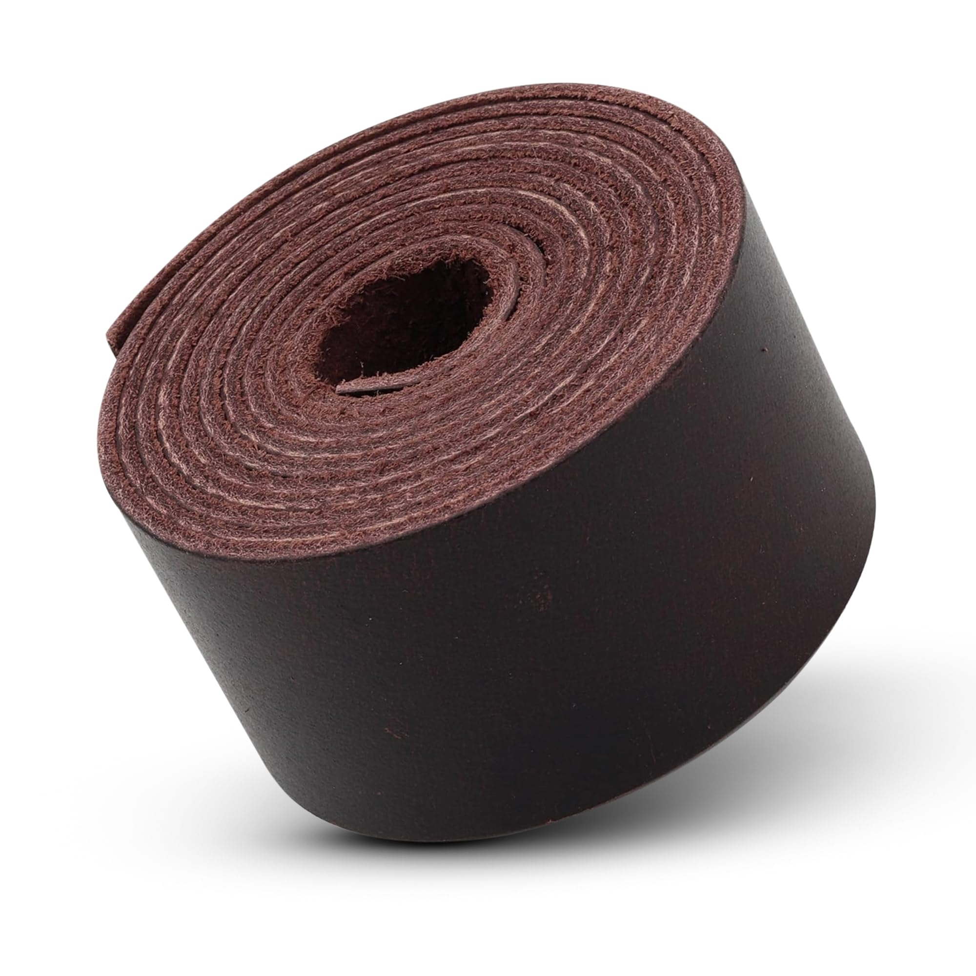 Leather Strap - Full Grain Buffalo Leather Strips for Crafts – Brown Leather Straps Ideal for Arts and Crafts, Tooling, Jewelry, DIY Home Decor, & More - Durable Tooling Leather Strip (1.5" x 60")