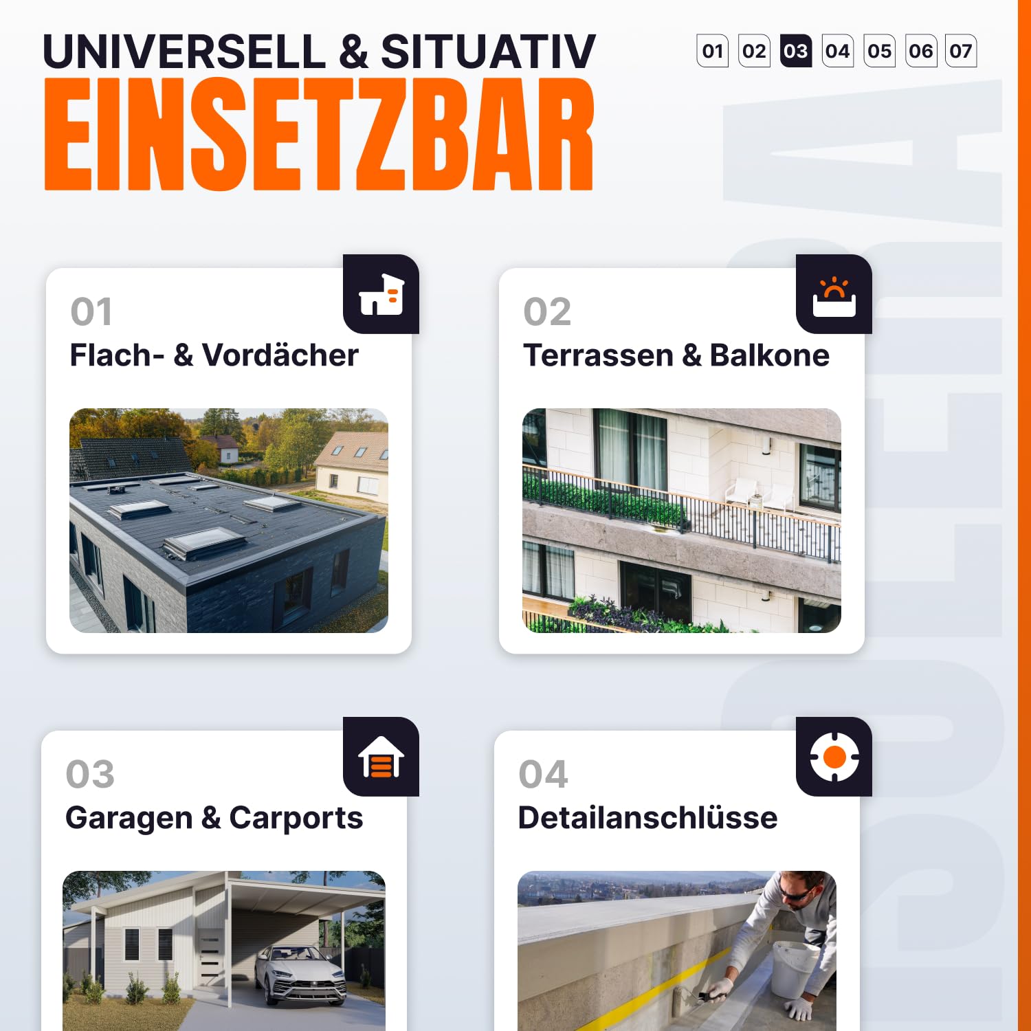 isolera Flüssigkunststoff – Elastischer Hybrid-Polyurethan zur Abdichtung innen & außen, wasserdicht, UV- & witterungsbeständig, keine Grundierung nötig, grau, 15kg, Made in Germany