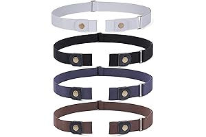 No Buckle Women's Elastic Stretch Belt