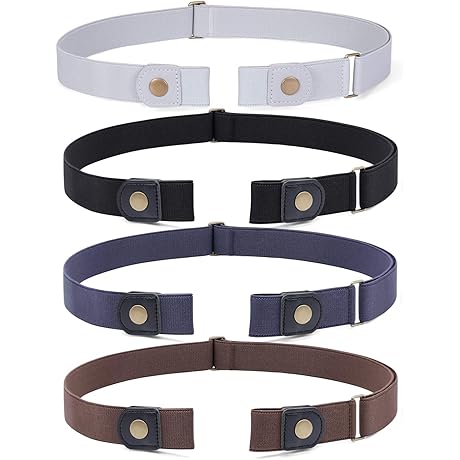 No Buckle Women's Elastic Stretch Belt
