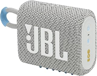 JBL GO3エコモデル Bluetoothスピーカー USB C充電/IP67防塵防水/パッシブラジエーター搭載/ポータブル/エコホワイト JBLGO3ECOWHT 小