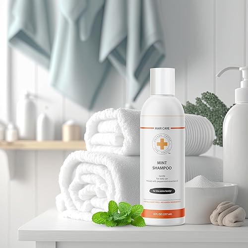 Miniatura 6 de Champú para piojos de menta - Champú para piojos para niños y adultos y familia, champú natural para prevención de piojos caseros (8 onzas)