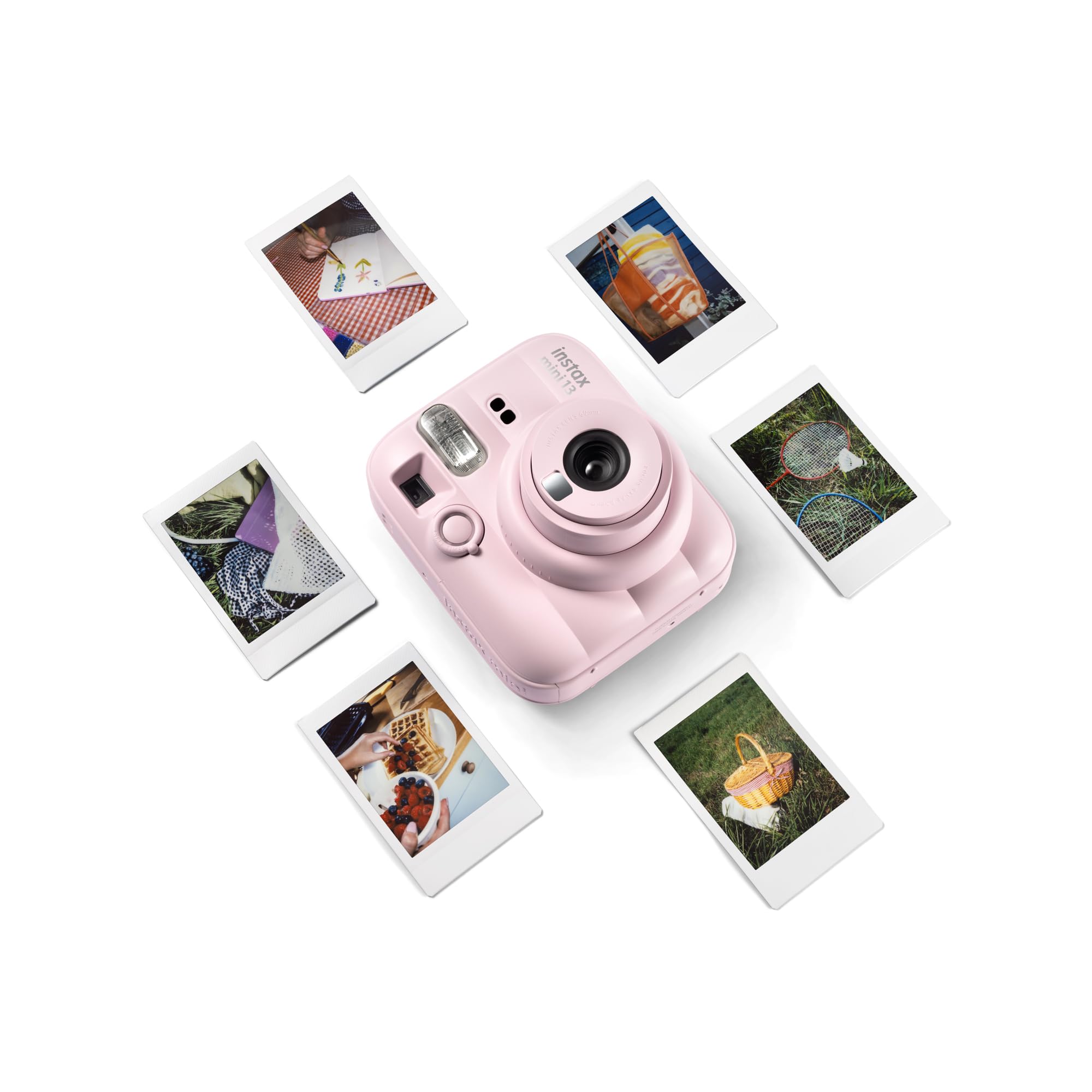 FUJIFILM instax mini 13 Sofortbildkamera Candy Pink Selfiespiegel Nahaufnahmemodus automatische Belichtung