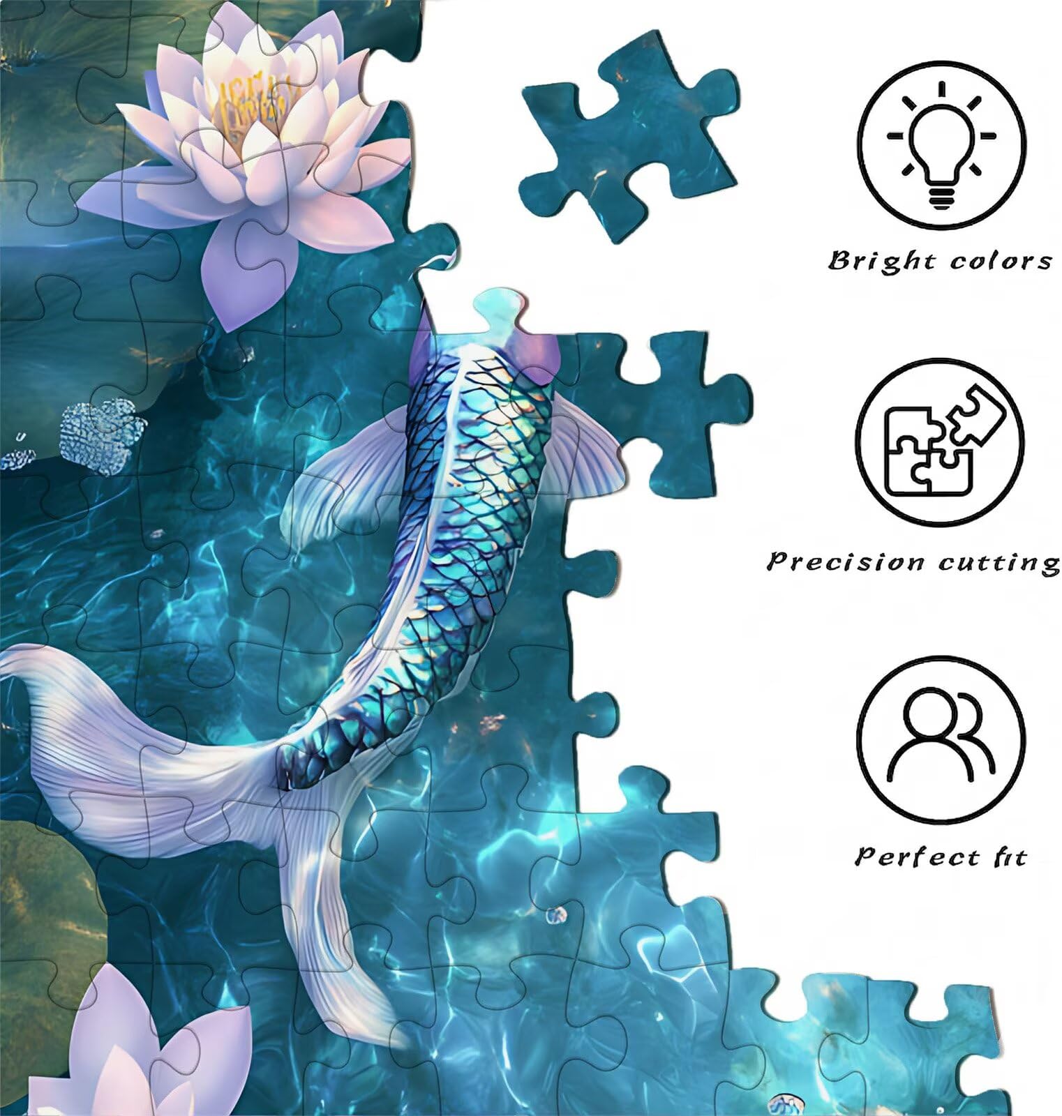 Puzzle 5000 elementów, drewniane puzzle dla dorosłych – Impossible Puzzle 156,5 x 105,5 cm niffy gra myśleniowa i myślenie dla kobiet i mężczyzn, gra rodzinna na wieczory z grami, prezent dla kobiet