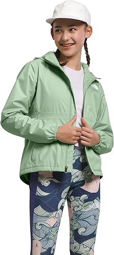 THE NORTH FACE Chaqueta impermeable Warm Storm para niñas, color salvia brumosa, talla L, salvia (Misty Sage)