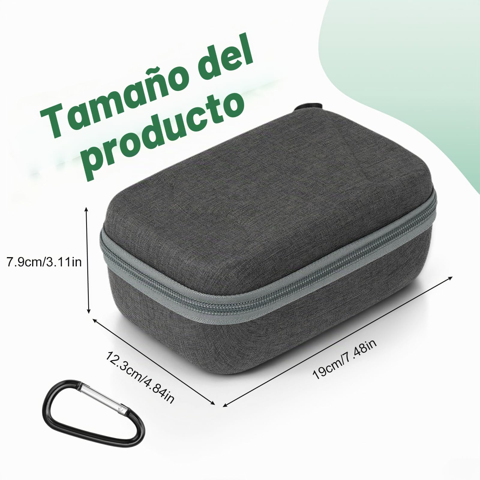 Gdraco Bolsa de transporte para DJI Mini 5 Pro Drone Bolsa de almacenamiento portátil Bolsa de viaje para DJI Mini 5 Pro avión de drones, Bolsa para cadáveres, 19 x 13 x 8 cm, Bolsa de