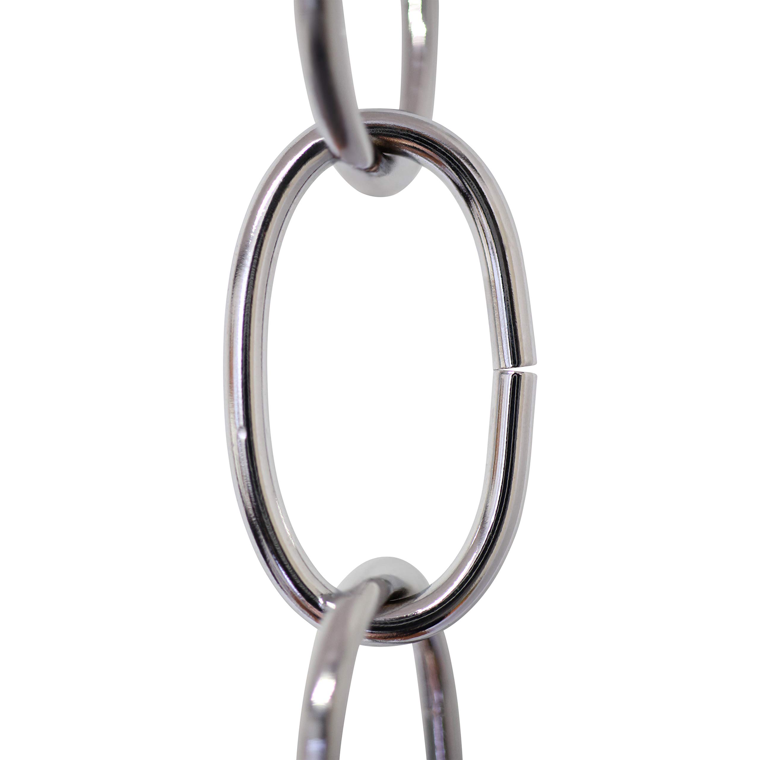 RCH Hardware CH-S56-10-PC-3 Steel Chandelier Chain, Polished Chrome (3 Feet)