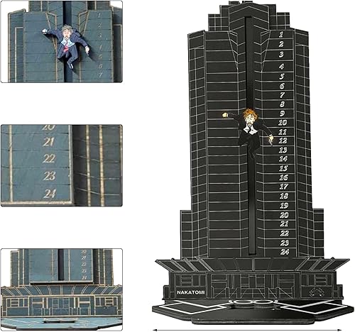 Miniatura 3 de Calendario de Adviento de Navidad 2022 decoraciones de madera de escritorio calendario de adviento mortal Hans Gruber dejado Nakatomi Plaza