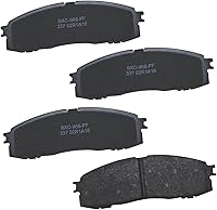 Vista 129 de Pastillas de freno traseras cerámicas Bendix Premium SBC1337 para Cadillac CTS 2014-2008, SRX 2016-2010, Chevrolet Camaro 2015-2010, Saab 9-4X 2011