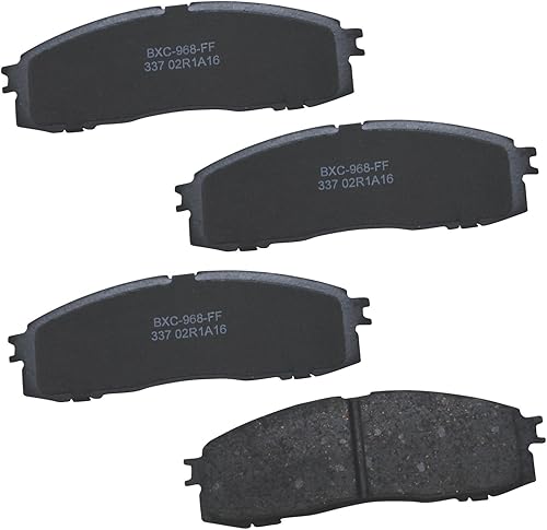 Miniatura 131 de Bendix Pastillas de freno traseras de cerámica Premium SBC1100 para Nissan Frontier 2024-2005, Xterra 2015-2005, Suzuki Equator 2012-2009