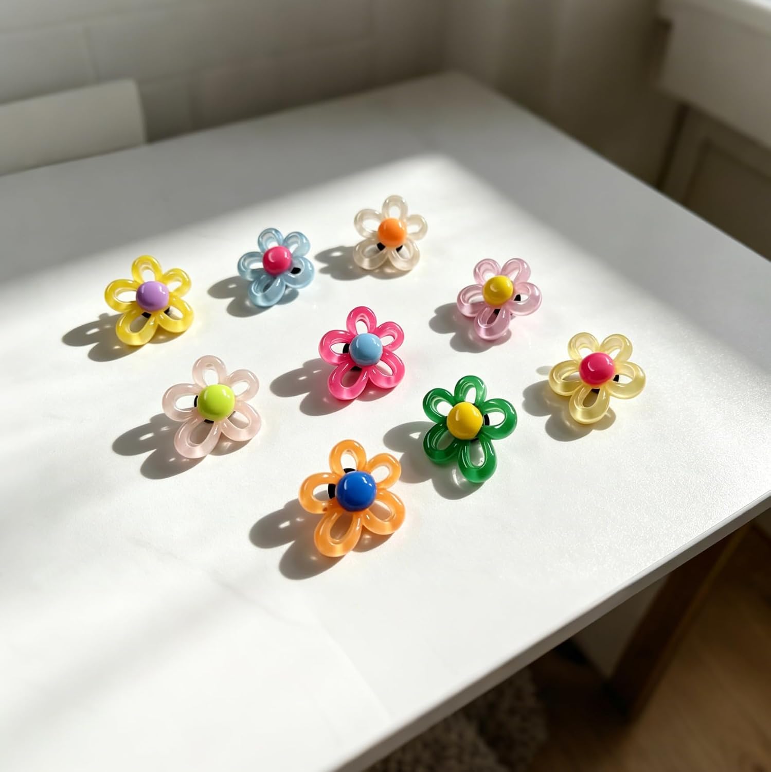 Cute Cartoon Animal Shoe Charms;Clear Glitter Resin Charms for Clog Decoration Aesthetic Pink Pastel Decor for Teens & Girls, Kawaii Shoe Charm Accessories Decoration Gifts image 5