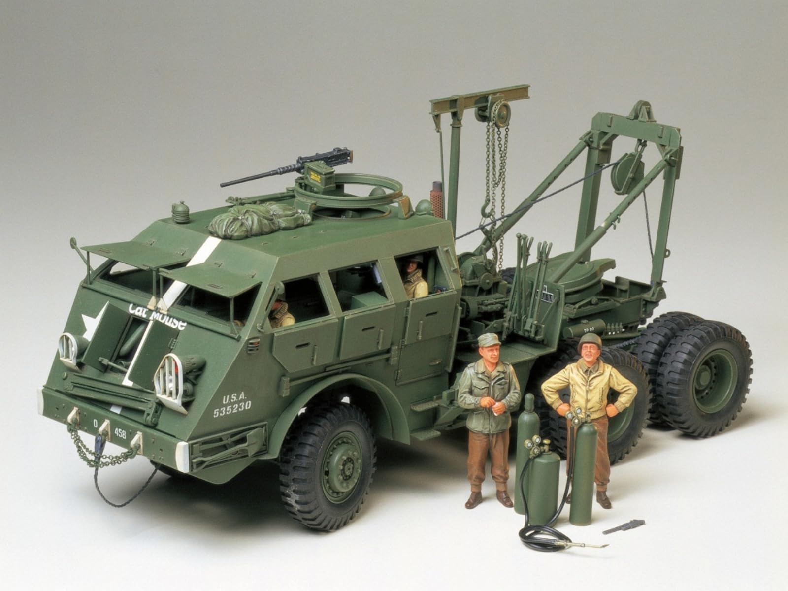 Tamiya 35244 - Makieta Do Jazdy Wojskowej Ciężarówki Żuraw odzyskiwania czołgów M26 Skala 1/35