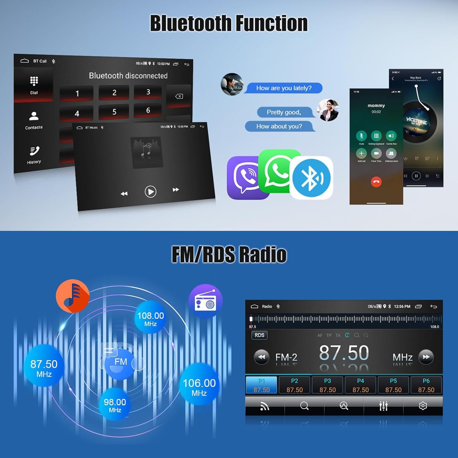 Autoradio Android 15 per Dodge RAM Promaster Cargo Van 2022-2024 | Unità principale touch screen da 9"Wireless CarPlay Navigazione GPS automatica Android Bluetooth WiFi 5G SWC Telecamera
