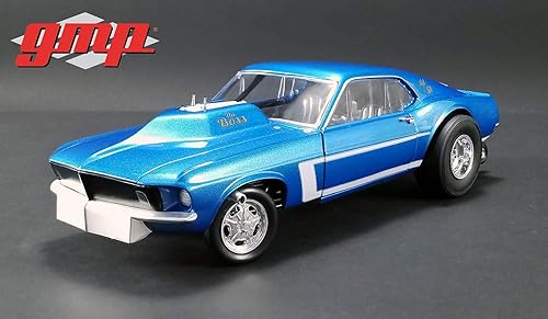 Greenlight GMP 118 1969 Ford Mustang Gasser - The Boss GMP-18913, azul