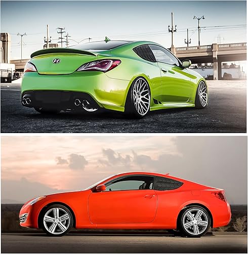 Miniatura 4 de Persianas laterales para parabrisas para Hyundai Genesis Coupé 2010 2012 2013 2014 2015 2016 negro mate