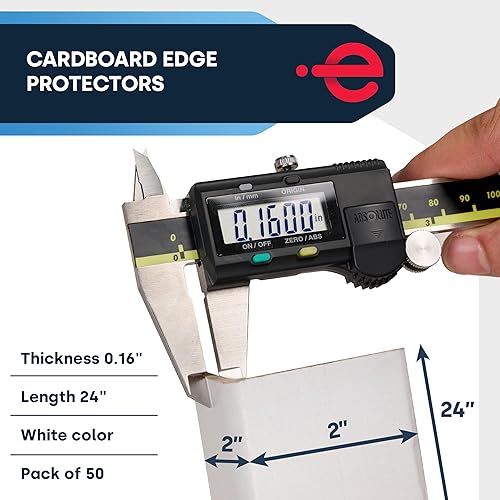 Miniatura 32 de Protectores de borde de cartón para envío: 5.08cmde ancho x 2.0 in de profundidad x 91.44cmL, servicio mediano .160 ga, protectores de esquina