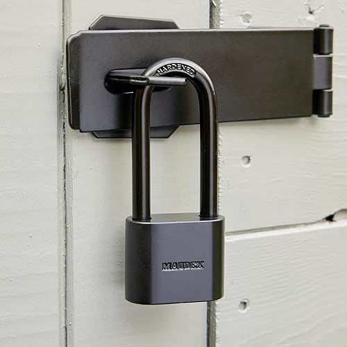 Miniatura 7 de PBE40 - Candado resistente a la intemperie, protección confiable con 5 llaves, revestimiento protector, acero duradero para unidades de