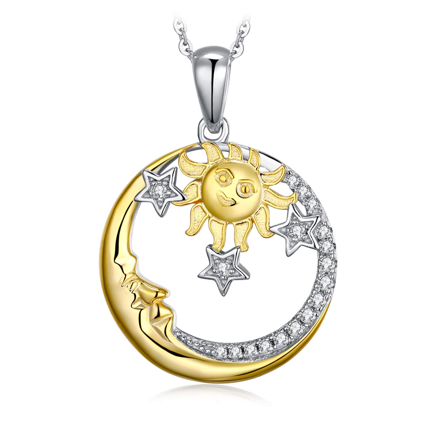 Jewelrypalace 14k Gold Plated 925 Sterling Silver Necklaces For