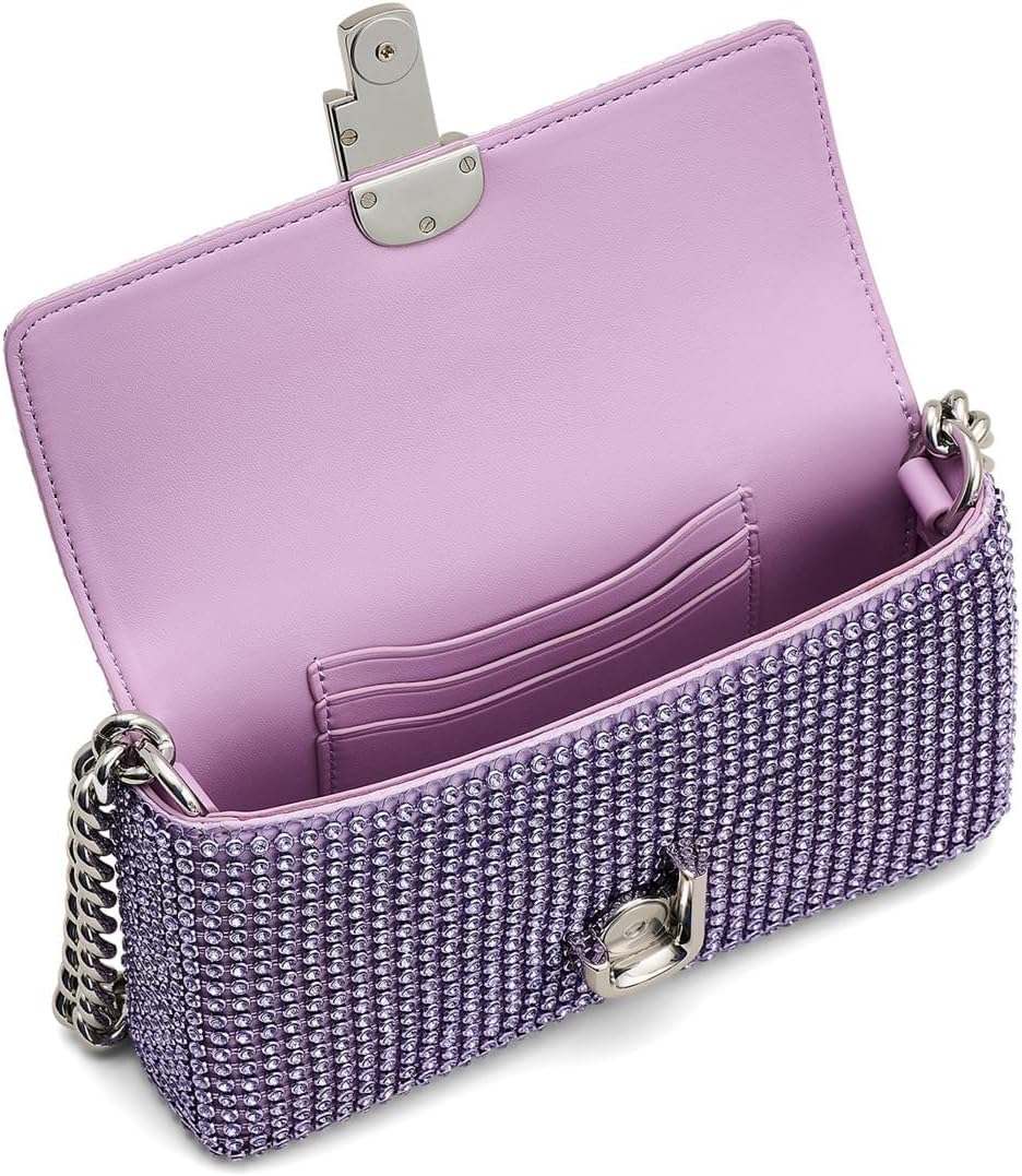 Marc Jacobs The Rhinestone J Marc Mini Shoulder Bag, Wisteria - Image 5