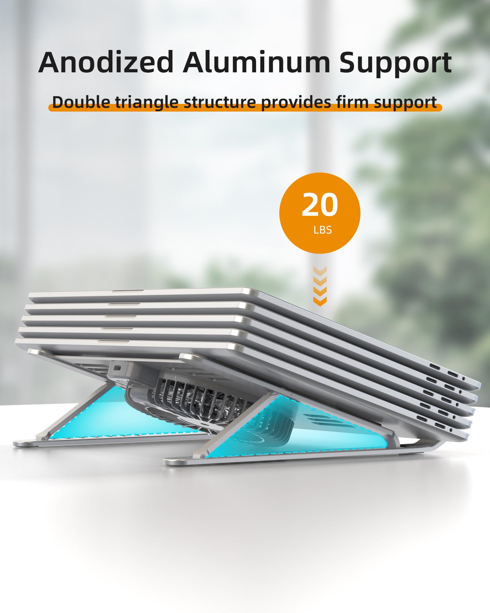 SHUWEI Supporto di raffreddamento per laptop