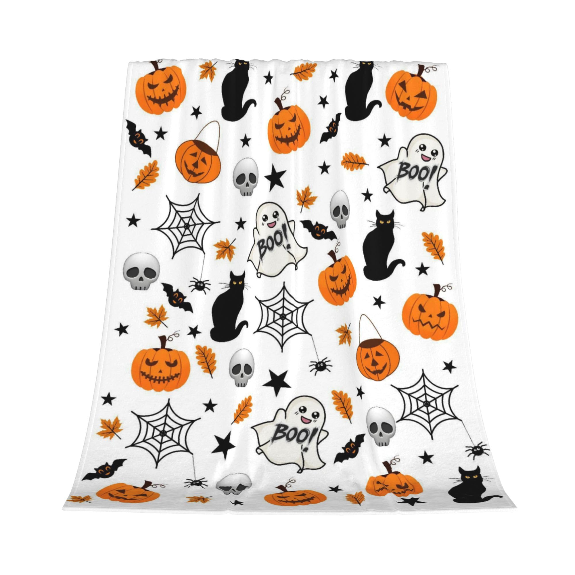 Gelasgo Halloween Throw Blanket Ultra Soft Flannel Blanket