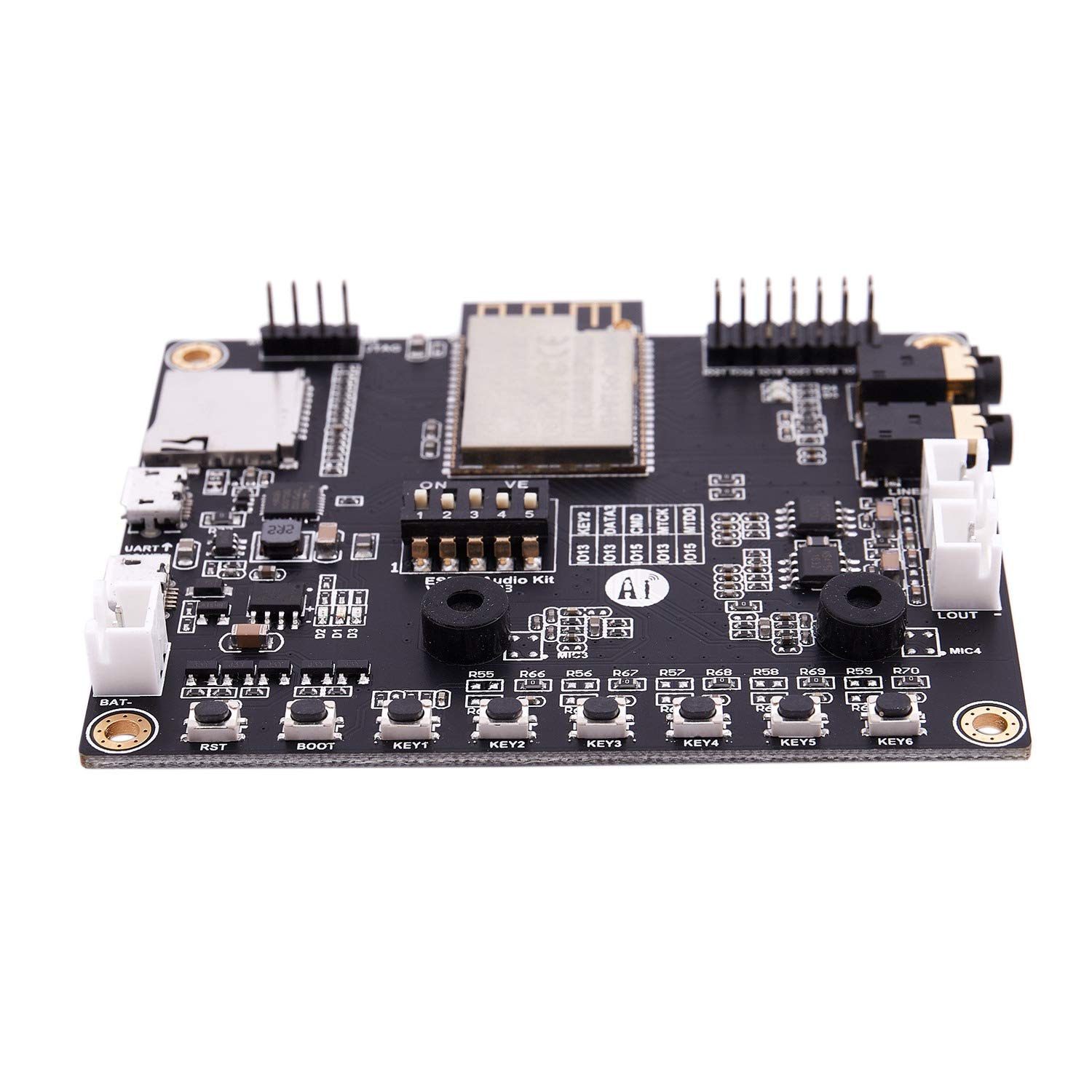 Module Bluetooth WiFi Esp32-Aduio-Kit SéRie Esp32 vers WiFi/Carte de DéVeloppement Audio Ad32-Aduio-Kit avec Esp32-A1S