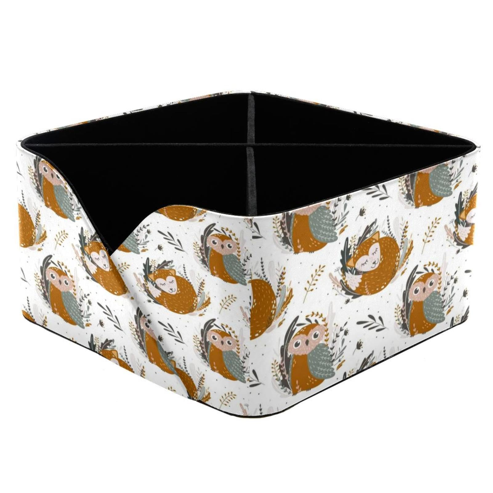 Organiseur de bureau pour enfants cadeau mignon chouette et renard