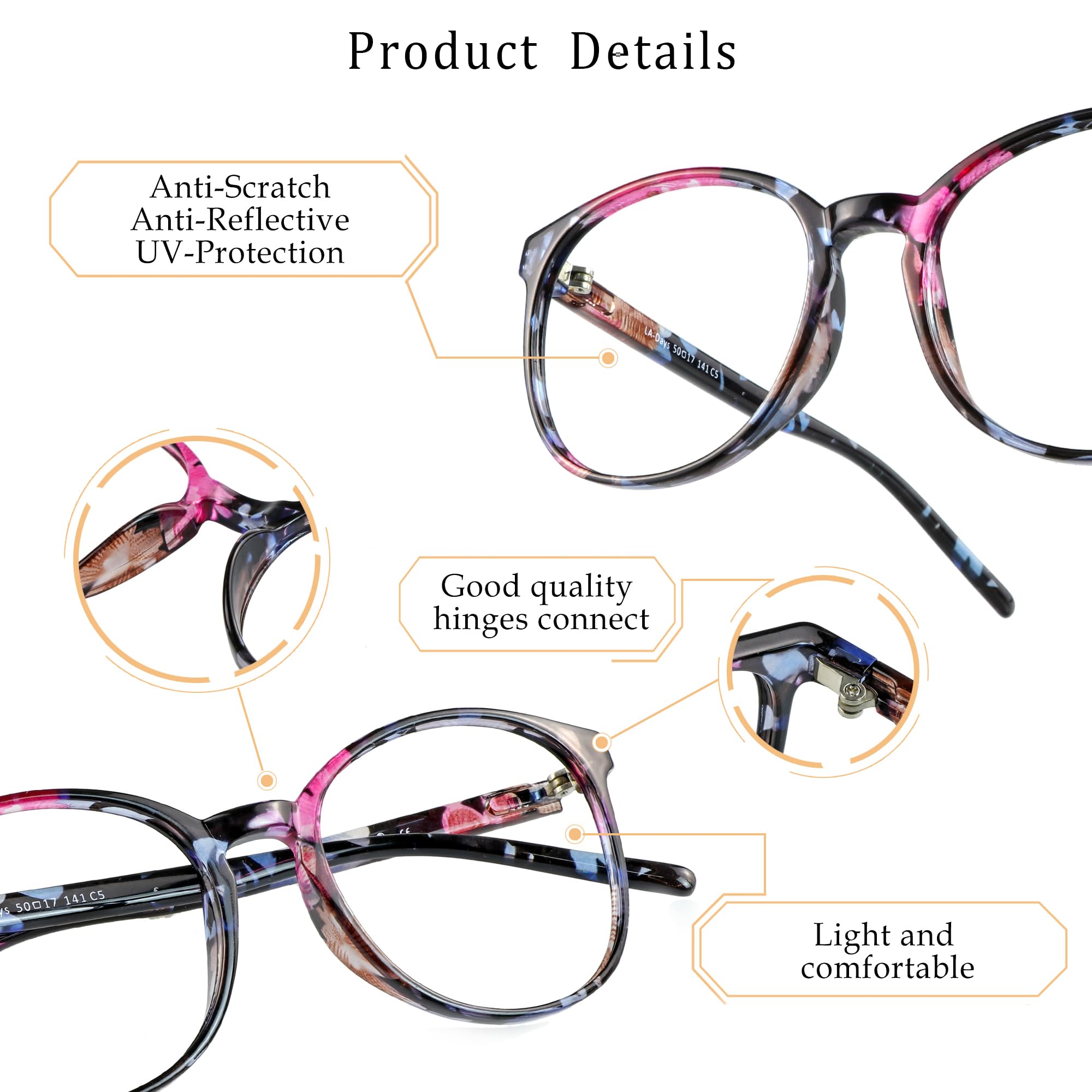 LifeArt Blue Light Blocking Glasses designed for comfort and reduced digital eye strain.