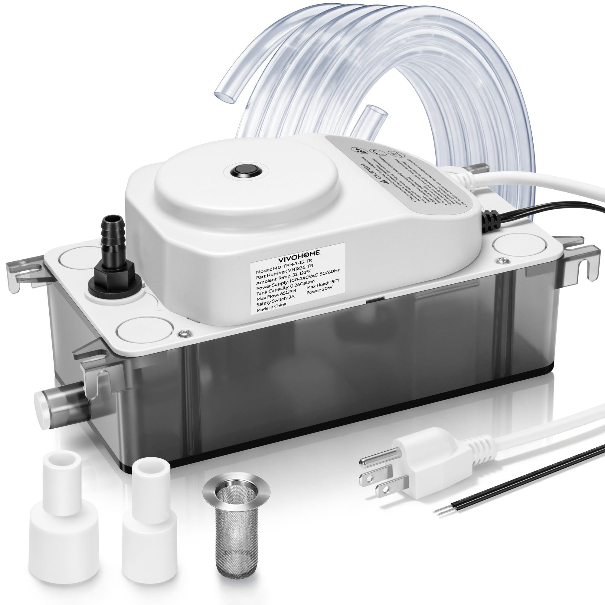 HVAC Condensate Pump - Automatic Alarm & Easy DIY -1