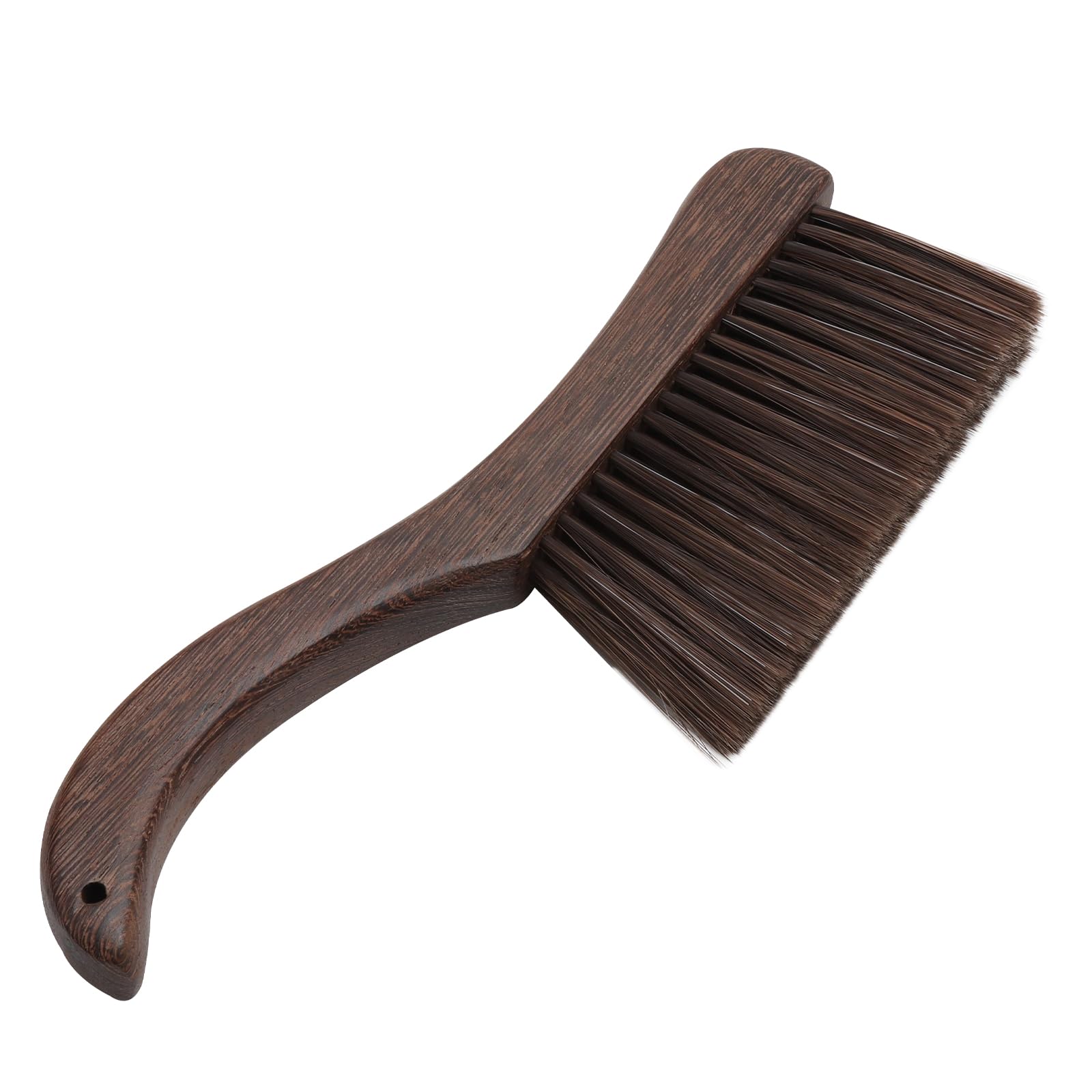 GZRXIOUS Hand Brush Wooden Bench Brush Hearth Brush 4-Row Soft with Horse Hair Bristles, Ideal for Carpet, Brick, and Hearth Tidy Suitable for Counters, Beds, Sofas, Cars, Clothing, and Linens