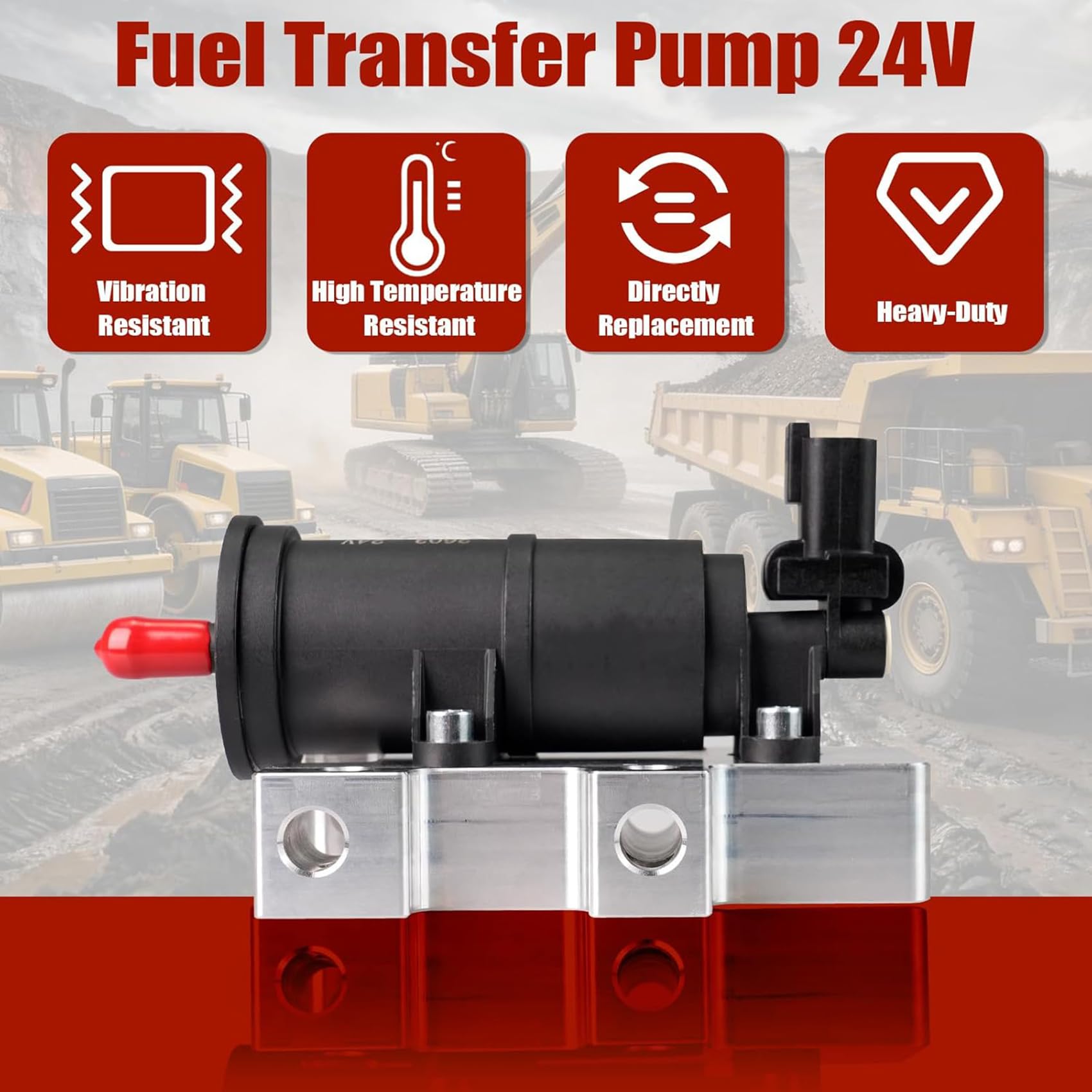 Amazon.com: Geehery 446-5409 Fuel Transfer Pump 24V for