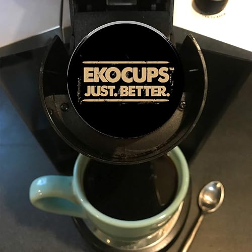Miniatura 7 de EKOCUPS Paquete de cápsulas de café orgánicas variadas de comercio justo, 30% más de café por taza, café gourmet ligero, medio y oscuro para